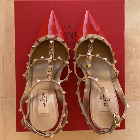 Authentic Valentino rockstud heels, sz 40. - Picture 3 of 11